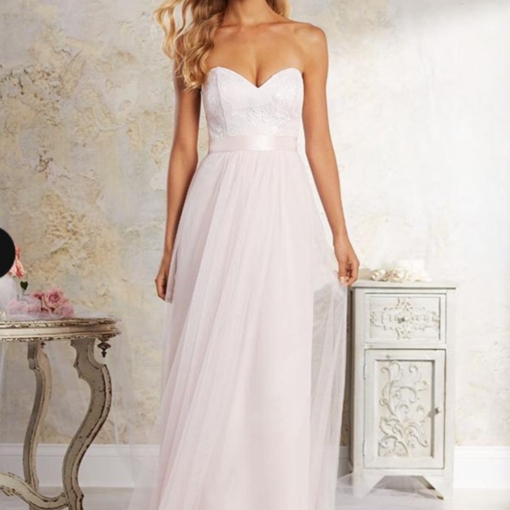 Simple wedding dress - WHITE